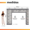 Ver imagem 3 de Guarda Roupas Modulado Closet Quarto Completo 9 Portas com Espaço para Cama Queen 1,58m Madrid
