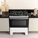 Ver imagem 3 de Fogão Agile Up Glass 5 Bocas Atlas, Mesa de Vidro Temperado, Acendimento Automático Bivolt - Branco