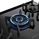 Ver imagem 4 de Fogão Agile Up Glass 5 Bocas Atlas, Mesa de Vidro Temperado, Acendimento Automático Bivolt - Branco