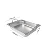 Cuba Gastronômica de Inox GN 1/2 de 65 mm com Alças FrigoPro - 2
