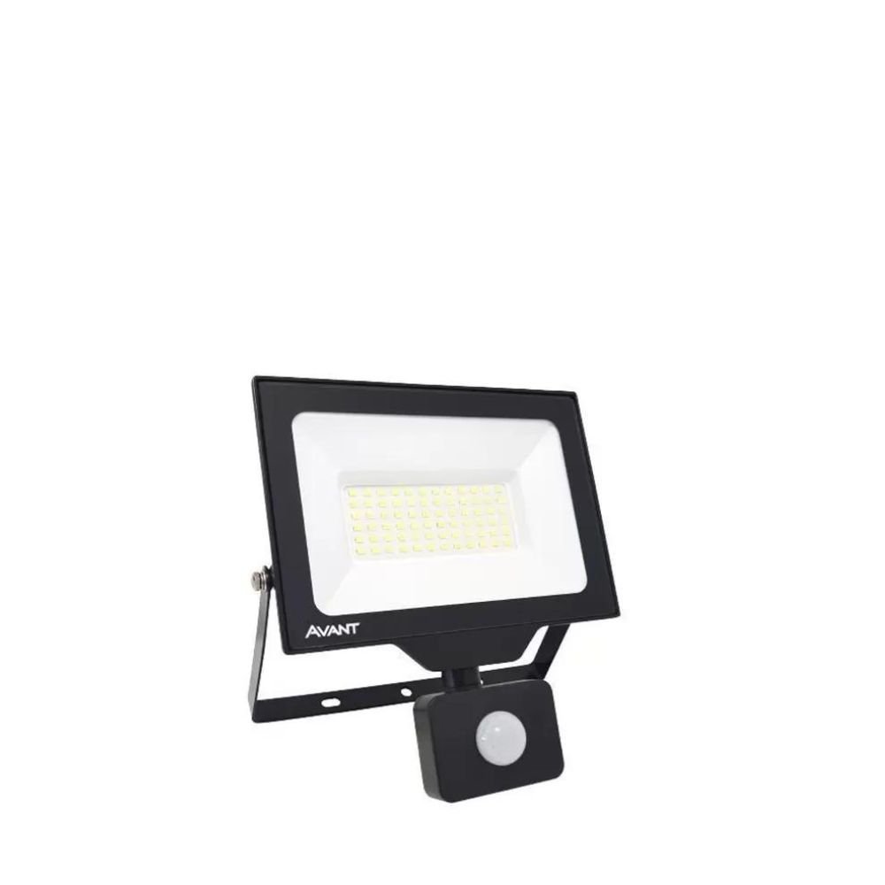 Refletor Led com Sensor de Presença Smd 10w Av Ip65 Bivolt Aluminio - 1