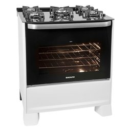 Fogão Best Glass 5 Queimadores Branco Bivolt Fgvbg510br Suggar - 6