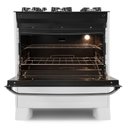 Ver imagem 2 de Fogão Best Glass 5 Queimadores Branco Bivolt Fgvbg510br Suggar