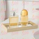 Ver imagem 2 de Bandeja Mini com Espelho Decorativa P/ Perfume Banheiro Pgb Bandeja de Madeira Espelhada Palha