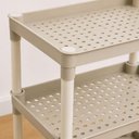 Ver imagem 7 de Prateleira Organizadora 3 Andares Estante Tripla Plástico PP 34cm Branco