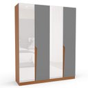 Ver imagem 3 de Guarda Roupa Casal 4 Portas e 4 Gavetas com Espelho 240847 Linha Porto Politorno Móveis