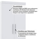 Ver imagem 4 de Guarda Roupa Modulado 90cm 2 Portas e 4 Gavetas Alpes Luciane Móveis