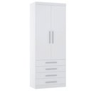 Ver imagem 1 de Guarda Roupa Modulado 90cm 2 Portas e 4 Gavetas Alpes Luciane Móveis