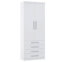 Ver imagem 1 de Guarda Roupa Modulado 90cm 2 Portas e 4 Gavetas Alpes Luciane Móveis