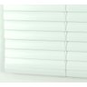 Persiana Horizontal 25mm Alumínio Crisdan sem Furos Aparente Largura 1,50 X 1,30 Altura Branca - 4