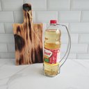 Ver imagem 2 de Kit 2 Suportes para Garrafa de Azeite Aço Cromado Porta Óleo de Bancada para Cozinha
