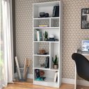 Ver imagem 4 de Estante Multiuso 4 Prateleiras 180x60 B38 Branco Novam