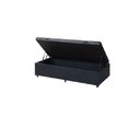 Ver imagem 1 de Cama Box Baú Solteirão King Blindado Linhão Preto 203X96X44 Cm