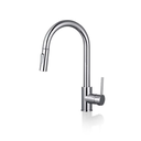 Ver imagem 1 de Torneira de Cozinha Gourmet Monocomando Misturador Extensível Spray Arco Escovada - Paraná