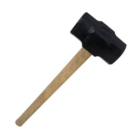 Marreta Cabo de Madeira Lixado Encerado Cunha Madeira 10kg