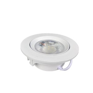 Spot Led Dicróica Embutir Redondo 12w Bivolt:3000k Amarela