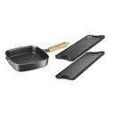 Ver imagem 1 de Kit Chapa Dupla Face Alça de Ferro e Frigideira Cook Grill