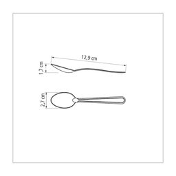Kit 12 Colher de Cha Inox Buzios - Tramontina - 4