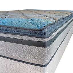 Colchão Orthocrin Real Black de Molas Pillow Top 193x203x30 - 3
