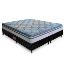 Colchão Orthocrin Real Black de Molas Pillow Top 193x203x30 - 4