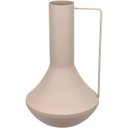 Ver imagem 1 de Vaso Garrafa Decorativo de Metal Rosa 35x21x21cm Enfeite Sala Mesa Estante