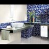Pastilha De Vidro 30X30 Azul Lbg4823-Mixblue 2,3X2,3/4,8X4,8 La Bella - 2