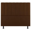 Ver imagem 3 de Cabeceira E Baú Cama Box King Cora 195cm Suede Terracota