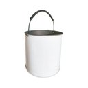 Ver imagem 2 de Kit Balde Metalico Com 6 Peças Multiuso Com Alça 12 Litros Branco