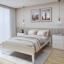 Ver imagem 3 de Quarto Completo com Cama Casal 160cm Turca e Guarda-Roupa 6 Portas 9 Gavetas Urbano
