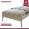 Quarto Completo com Cama Solteiro 90cm Turca e Guarda-roupa 4 Portas 5 Gavetas Urbano - 8