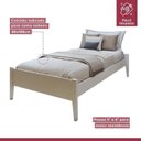 Ver imagem 6 de Quarto Completo com Cama Solteiro 90cm Turca e Guarda-Roupa 4 Portas 5 Gavetas Urbano