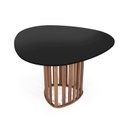 Ver imagem 1 de Mesa de Jantar Orgânica 4 Lugares 120x118cm Preto e Noronha - Straub Web