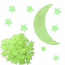 Ver imagem 2 de Kit estrelas Lua brilha escuro Fluorescente 103un Starmania