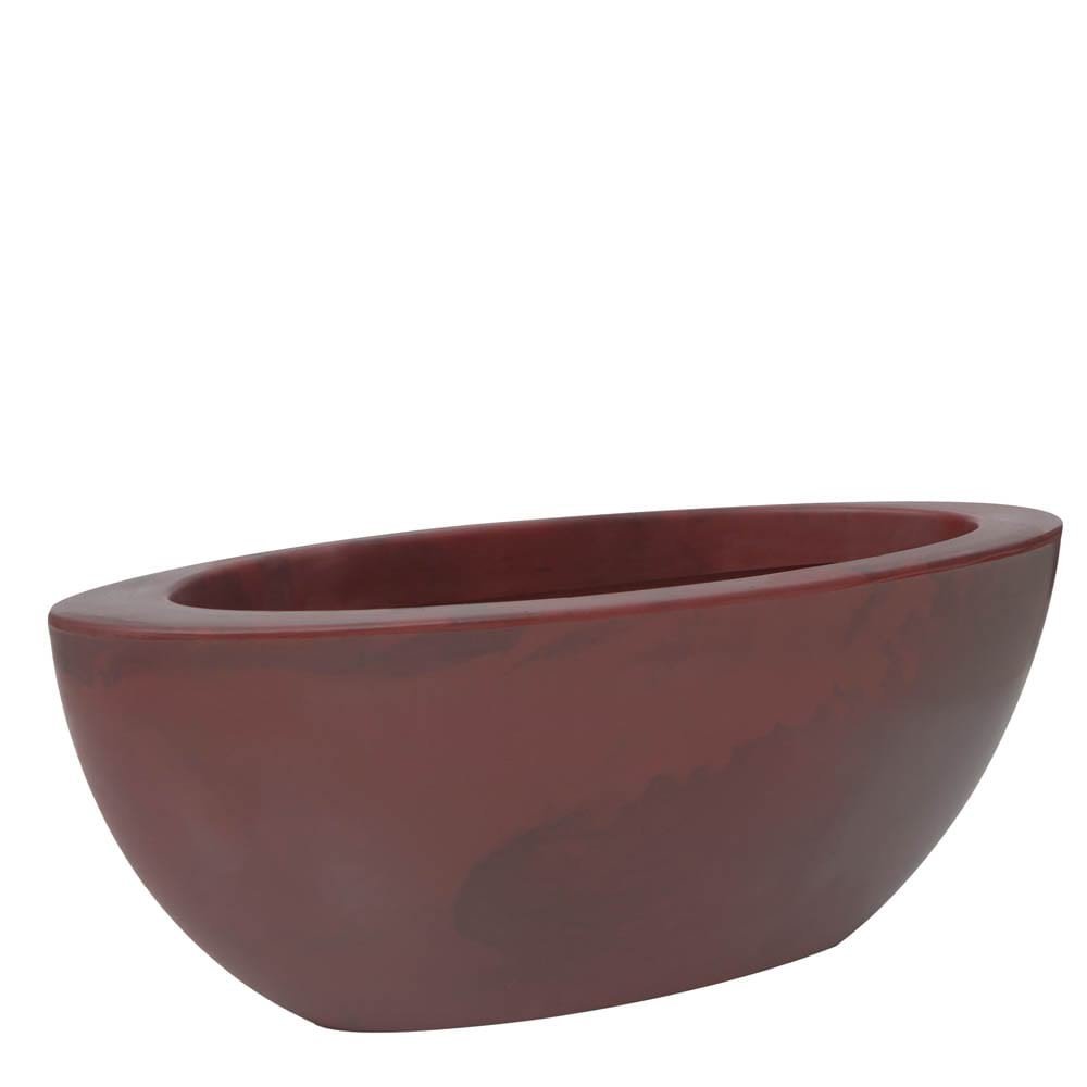 Floreira Verona Oval 80 X 22 Cm Vasart 32 - Antique Vermelho