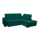 Ver imagem 3 de Sofá Istambul 2.60x1.90m Retrátil e Reclinável com Chaise - Verde