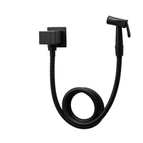 DUCHA HIGIENICA C/ DERIVACAO C90 BLACK MATTE JED 1802 JEDMETAIS