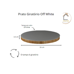 Prato Giratório de Elegância e Praticidade - 6