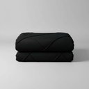 Ver imagem 4 de Peseira Drapeada Veludo Luxo 2,90x0,50m Dupla Face cama king Preto