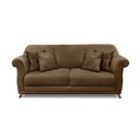 Ver imagem 2 de Sofá 3 Lugares Pé de Madeira Julieta 220 Cm Suede S04 - D'Rossi Cor Caramelo