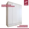 Guarda-roupa Infantil 4 Portas 5 Gavetas 100% Mdf Aconchego - 6