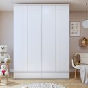 Ver imagem 1 de Guarda-Roupa Infantil 4 Portas 5 Gavetas 100% MDF Aconchego