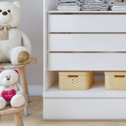 Guarda-roupa Infantil 4 Portas 5 Gavetas 100% Mdf Aconchego - 11
