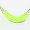Rede de Dormir Descanso Nylon Garimpeira Camping Verde Limão - 1
