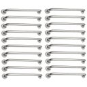 Ver imagem 1 de Alça de Apoio Kit 20 Unidades Barra 70cm Inox Deficiente Anti Queda Criança Idoso Suporte Parede Cor