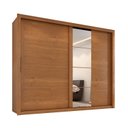 Ver imagem 1 de Guarda Roupa Casal Essencial 2 Portas de Correr 6 Gavetas com 4 espelhos
