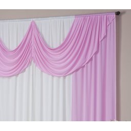 Cortina Paris 4,00 X 2,80 com Bando Sala Quarto Porta Balcão Malha Gel Varão Simples:palha e Rosa - 3 Cortina Paris 4,00 X 2,80 com Bando Sala Quarto Porta Balcão Malha Gel Varão Simples:palha e Rosa - 3