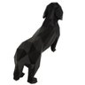 Salsicha Dachshund 21cm Cachorro 3d Objeto Decorativo Preto - 3