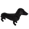 Salsicha Dachshund 21cm Cachorro 3d Objeto Decorativo Preto - 1