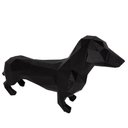 Ver imagem 1 de Salsicha Dachshund 21cm Cachorro 3d Objeto Decorativo Preto