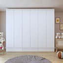 Ver imagem 1 de Guarda-Roupa Infantil 6 Portas 9 Gavetas 100% MDF Encanto